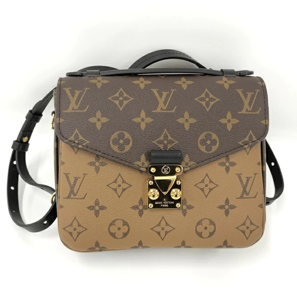 Louis Vuitton Metis Backpack Monogram Reverse Rucksack Shoulder Bag Brown
